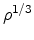 $ \rho^{{1/3}}_{}$