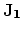 $ \bf J_{1}$