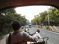 Tonga ride from the Taj Mahal to the Agra Fort