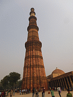 Qutub Minar basking under the evening sun