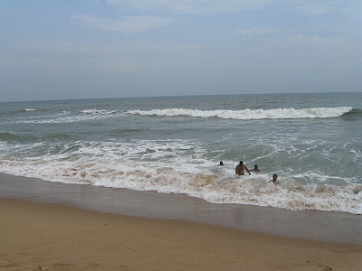 The pristine Yarada Beach